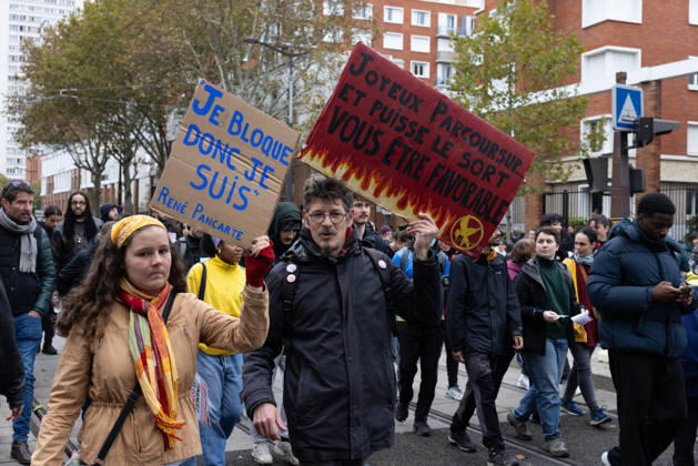 Demonstration on Saturday, October 24, 2026, starting at the Porte d’Italie in Paris. A large-scale rally brought together a massive crowd in the streets of the capital, reflecting strong popular mobilization. The demonstrators set off from the south of Paris, forming a dense procession in an atmosphere of collective mobilization. Frederic Levebvre Bestimage Paris France  Copyright: xFredericxLefebvrex xBestimagexFredericxLefebvrex xBestimagex