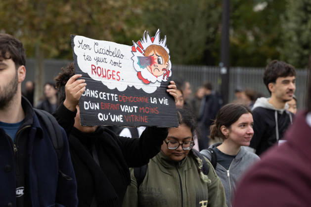 Demonstration on Saturday, October 24, 2026, starting at the Porte d’Italie in Paris. A large-scale rally brought together a massive crowd in the streets of the capital, reflecting strong popular mobilization. The demonstrators set off from the south of Paris, forming a dense procession in an atmosphere of collective mobilization. Frederic Levebvre Bestimage Paris France  Copyright: xFredericxLefebvrex xBestimagexFredericxLefebvrex xBestimagex