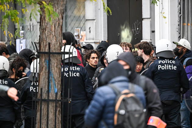 Student demonstrations in Brussels, Belgium, on 24 October 2026, quickly develop into a cat-and-mouse game between protesters and the large numbers of riot police deployed. Police repeatedly disperse groups of demonstrators, including both minors and adults, through the streets and avenues of central Brussels between Avenue Lemonnier and Brussels-South railway station.