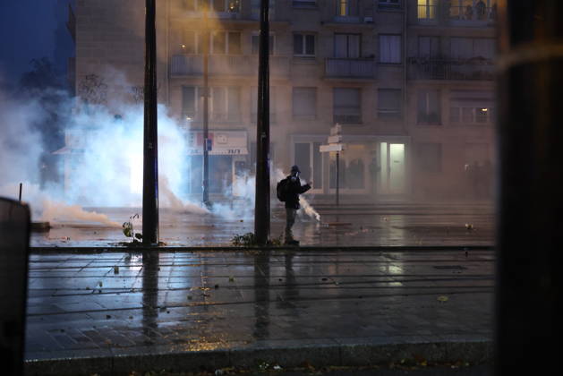 A demonstration against government policy wad held in Paris, France, on October 24, 2026. Protests follow last weekend s demonstrations, which were marked by violent clashes and widespread damage. (CTKxPhoto PavelxNemecek) CTKPhotoF202610240025701 CTKPhotoF202610240025701