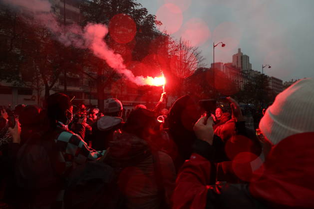 A demonstration against government policy wad held in Paris, France, on October 24, 2026. Protests follow last weekend s demonstrations, which were marked by violent clashes and widespread damage. (CTKxPhoto PavelxNemecek) CTKPhotoF202610240026601  CTKPhotoF202610240026601