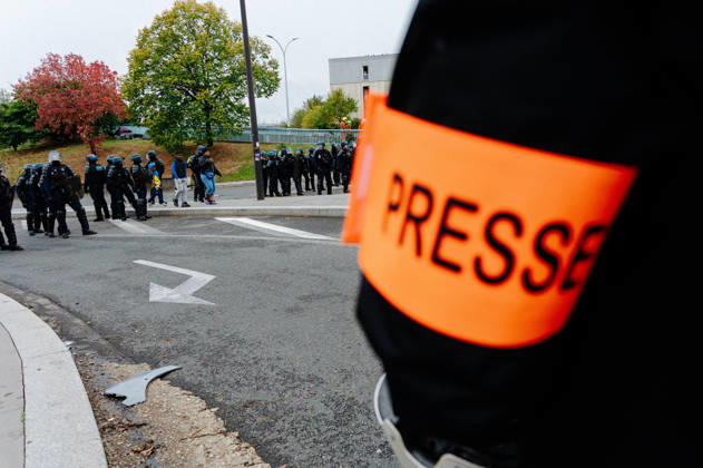In Paris, the CGT put the number of demonstrators on the streets at 250,000, whilst the Ministry of the Interior put the figure at 110,000. Earlier, the Paris Police Prefecture had also estimated that there were 110,000 demonstrators in the capital. - 24 10 2026 - France Paris Paris -  JanxSchmidt-Whitley LexPictorium LePictorium_0344808
