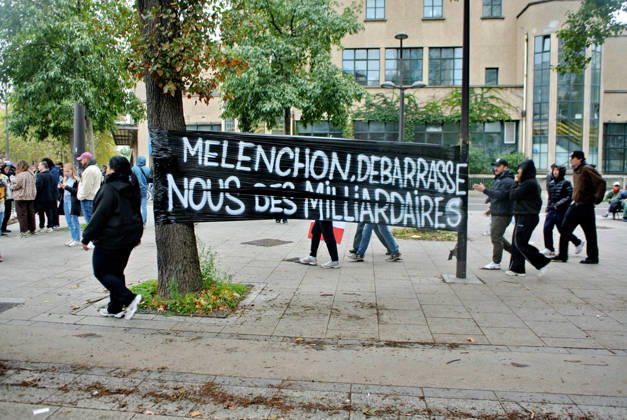Yellow Vests Protest Act II - Paris Demonstration in favor of purchasing power, the protection of public services, and fiscal and social justice, as part of a nationwide call for mobilisation bringing together former members of the Yellow Vest movement, labor unions, high school and university students. in Paris on October 24, 2026. Photo by Karim Ait Adjedjou ABACAPRESS.COM Paris France  Copyright: xAitxAdjedjouxKarim ABACAx