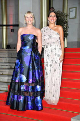Melanie Marschke und Amy Mussul beim Leipziger Opernball 2026 in der Oper Leipzig am 24.10.2026