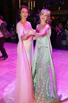 Natalia Yegorova und Iryna Thater beim 31. Leipziger Opernball 2026 in der Oper Leipzig. Leipzig, 24.10.2026