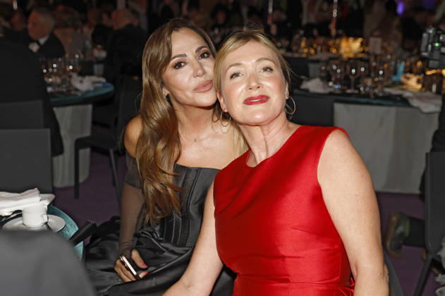 Simone Thomalla mit Gast beim 31. Leipziger Opernball 2026 in der Oper Leipzig. Leipzig, 24.10.2026