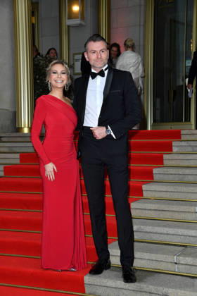 Susanne Klehn mit Freund Michael Heinz beim Leipziger Opernball 2026 in der Oper Leipzig am 24.10.2026