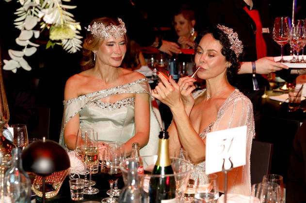 Iryna Thater und Natalia Yegorova beim 31. Leipziger Opernball 2026 in der Oper Leipzig. Leipzig, 24.10.2026