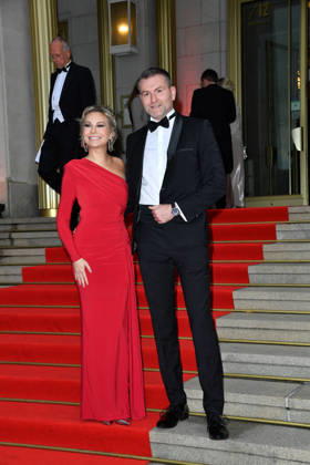 Susanne Klehn mit Freund Michael Heinz beim Leipziger Opernball 2026 in der Oper Leipzig am 24.10.2026