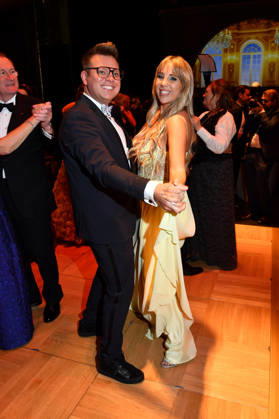 Annemarie Eilfeld und Dominik Ledeabeim Leipziger Opernball 2026 in der Oper Leipzig a m 24.10.2026