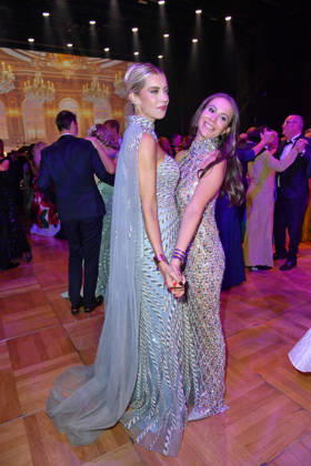 Verena Kerth und Vicky Keuler beim Leipziger Opernball 2026 in der Oper Leipzig am 24.10.2026