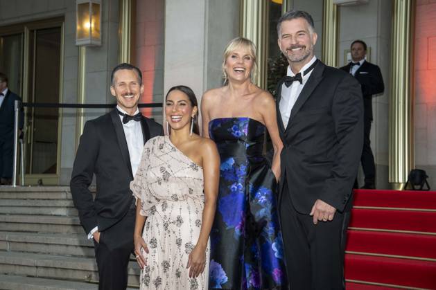 ABB OPERNBALL- Johannes Hendrik Langer, Amy Mußul, Melanie Marschke und Simon Boer ZDF Soko Leipzig zu Gast auf dem 31.Leipziger Opernball 2026 im Opernhaus am 24.10.2026 in Leipzig Sachsen Deutschland