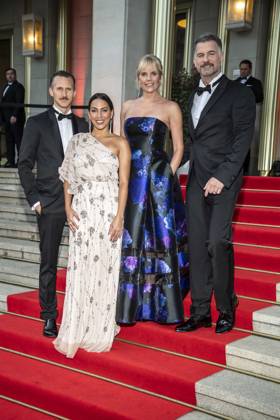 ABB OPERNBALL- Johannes Hendrik Langer, Amy Mußul, Melanie Marschke und Simon Boer ZDF Soko Leipzig zu Gast auf dem 31.Leipziger Opernball 2026 im Opernhaus am 24.10.2026 in Leipzig Sachsen Deutschland