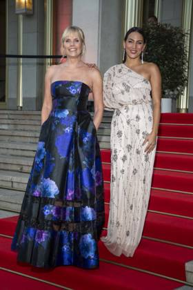 ABB OPERNBALL- Melanie Marschke und Amy Mussul ZDF Soko Leipzig zu Gast auf dem 31.Leipziger Opernball 2026 im Opernhaus am 24.10.2026 in Leipzig Sachsen Deutschland