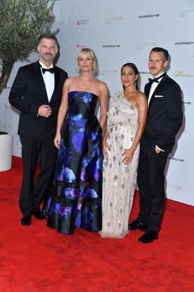 Simon Böer, Melanie Marschke und Amy Mussul und Johannes Hendrik Langer beim Leipziger Opernball 2026 in der Oper Leipzig am 24.10.2026