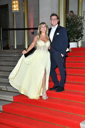 Annemarie Eilfeld und Dominik Ledeabeim Leipziger Opernball 2026 in der Oper Leipzig a m 24.10.2026