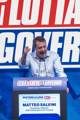 News - Congresso Federale della Lega Milan, Italy, 25 10 2026 Milano Milano Italy Copyright: xLeonardoxGaravagliax xLiveMediax LPN_2769664